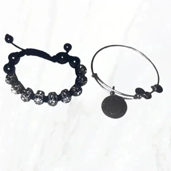 Lot of 2 Alex and Ani/statement skull bohemian casual stylish trendy bracelet OS - Picture 3 of 3